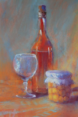 Nature morte aux mirabelles - 48x33